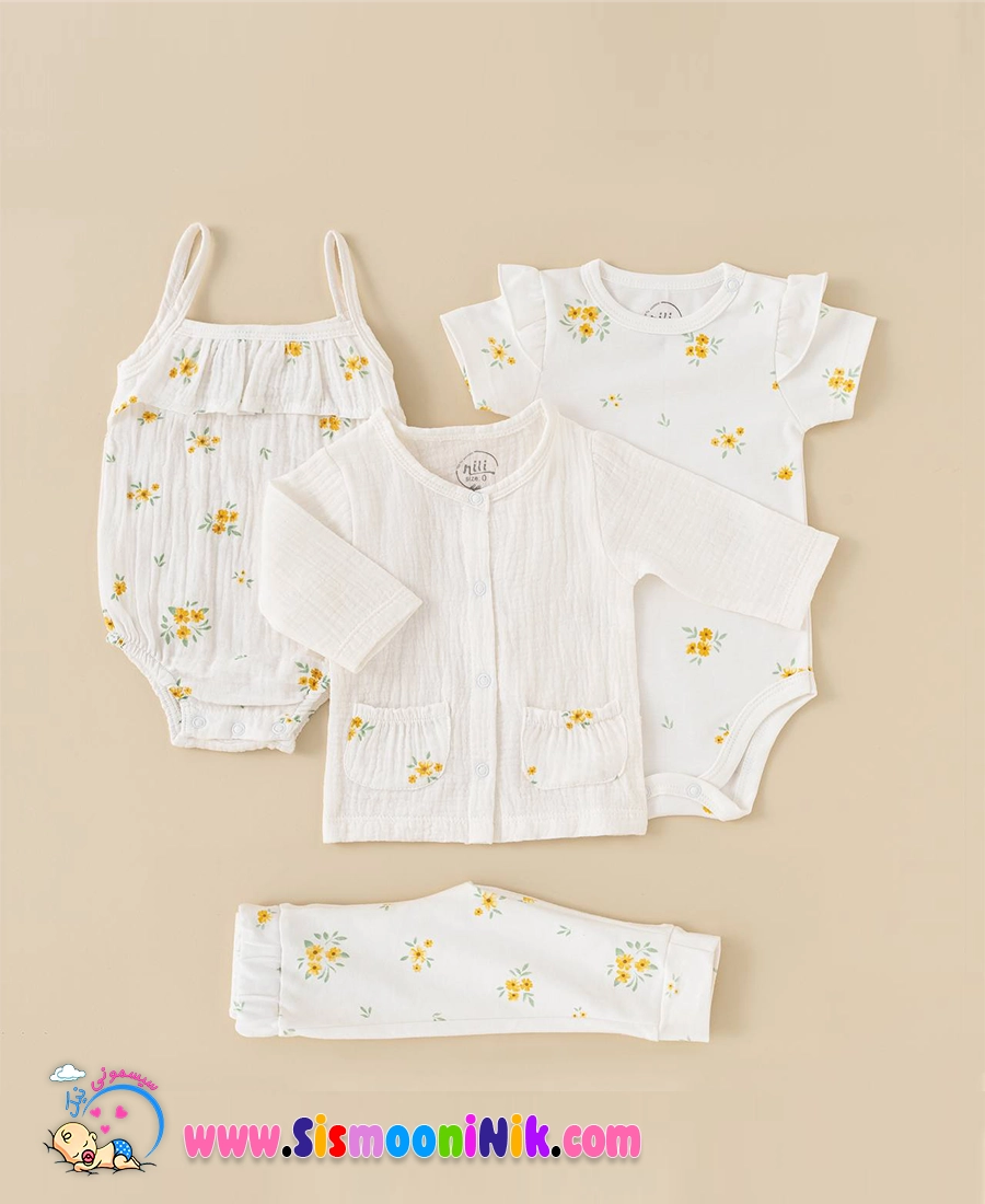 ست 13 تکه نیلی مدل نهال - Image 3