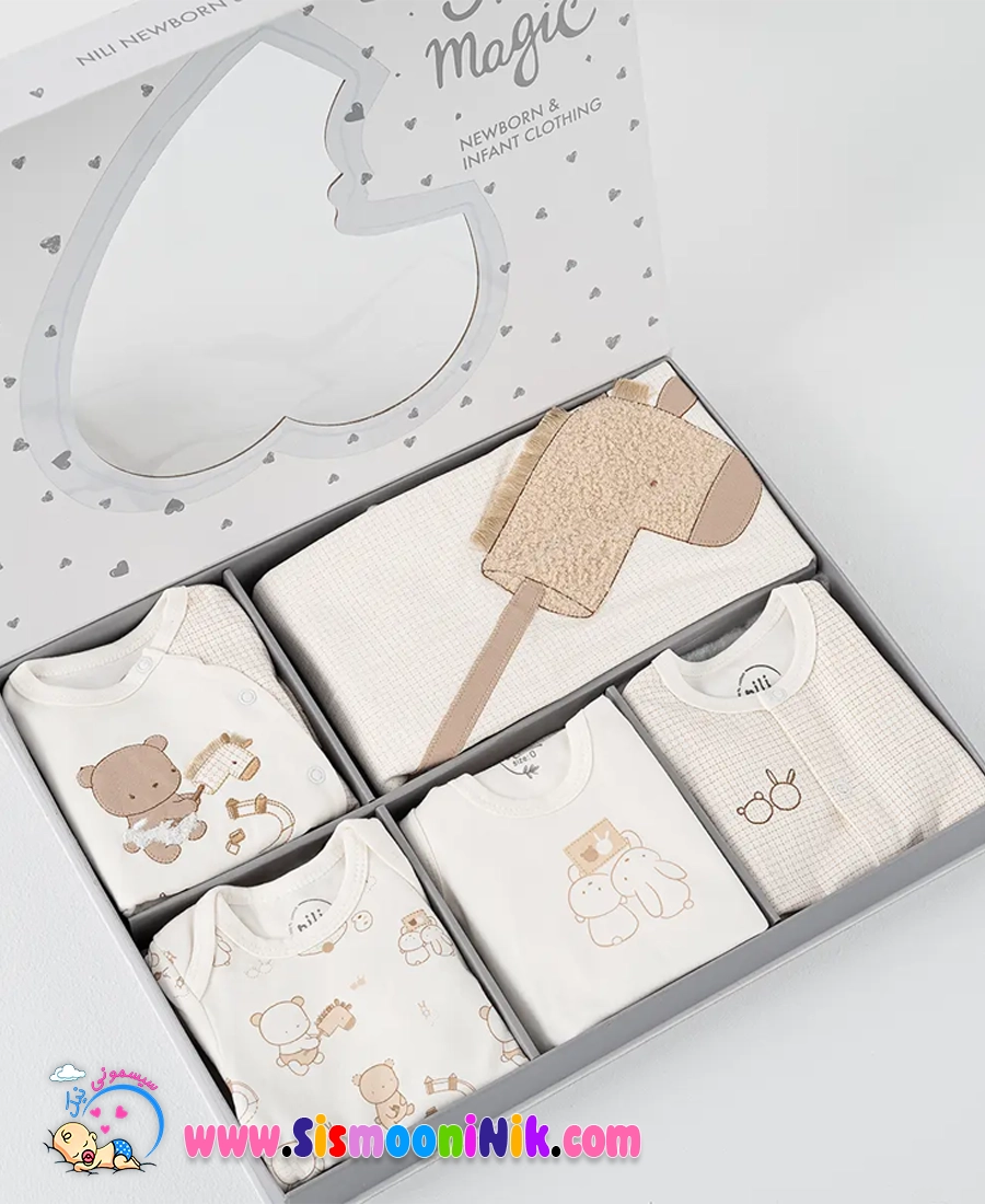 ست 13 تیکه نیلی طرح بیبی