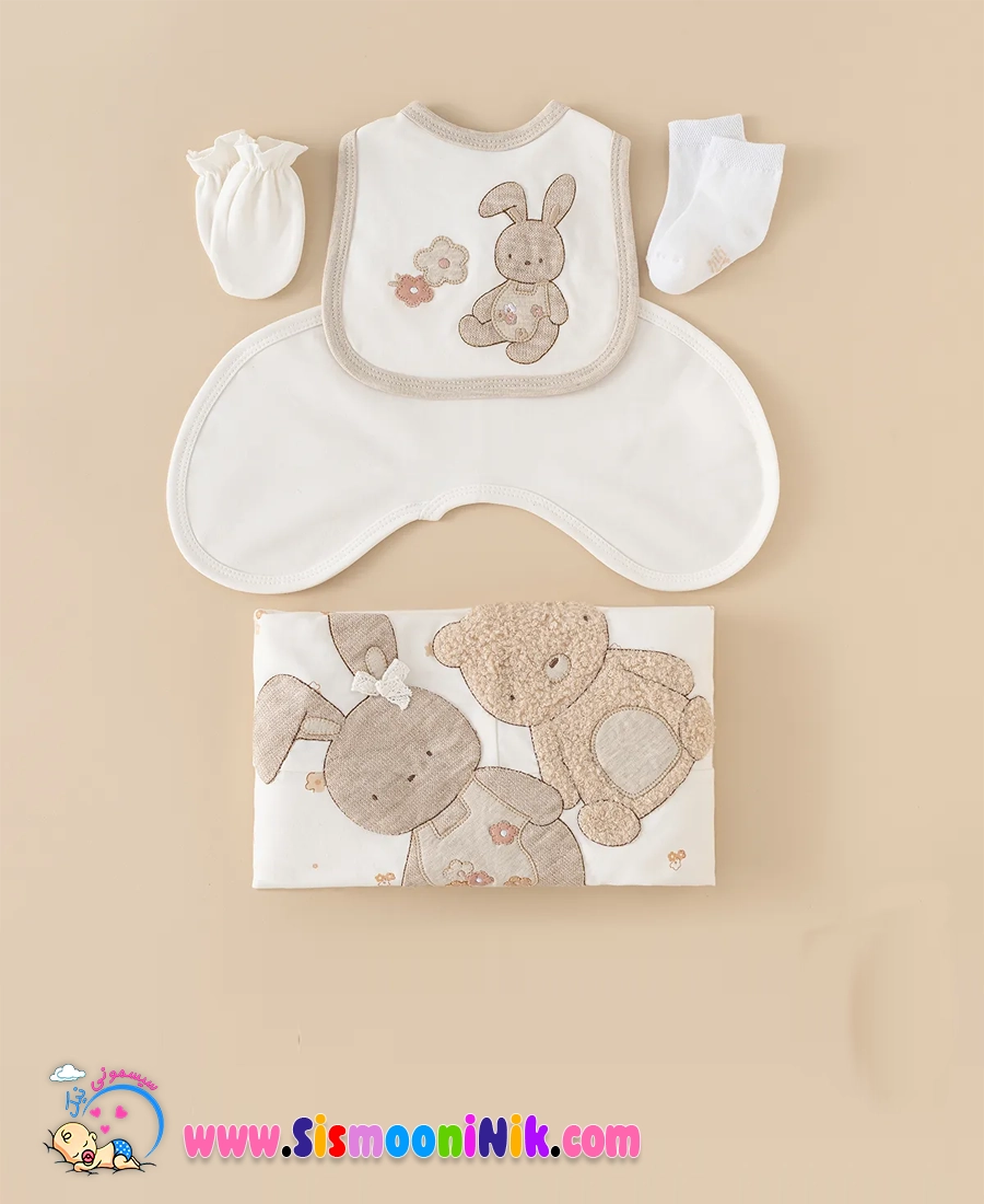 ست 13 تیکه نیلی طرح پنبه - Image 2