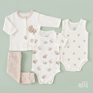 13 تکه نیلی طرح کوکی