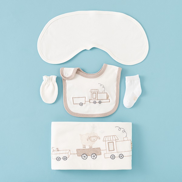 ست 13 تکه نیلی طرح قطار - Image 4