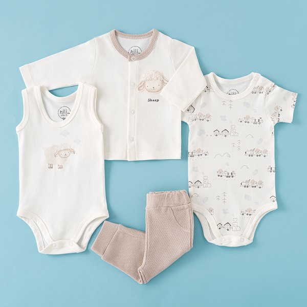 ست 13 تکه نیلی طرح قطار - Image 3