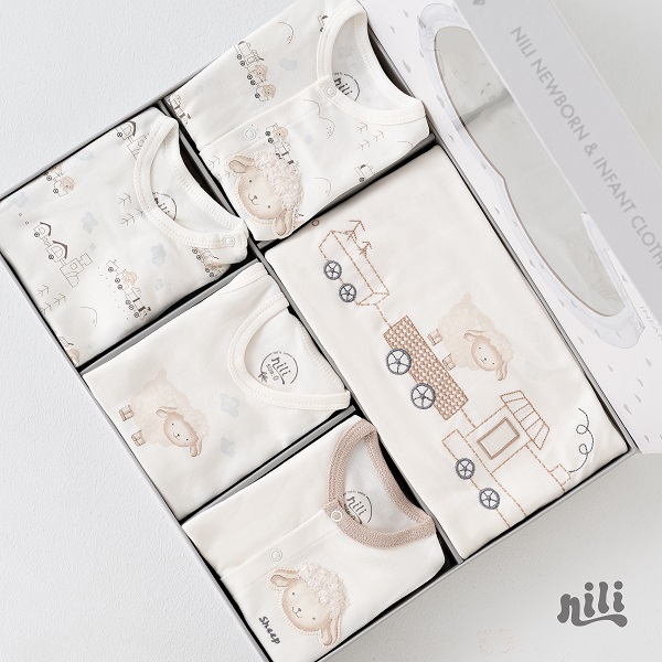 ست 13 تکه نیلی طرح قطار