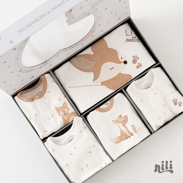 ست 13 تکه نیلی طرح روباه