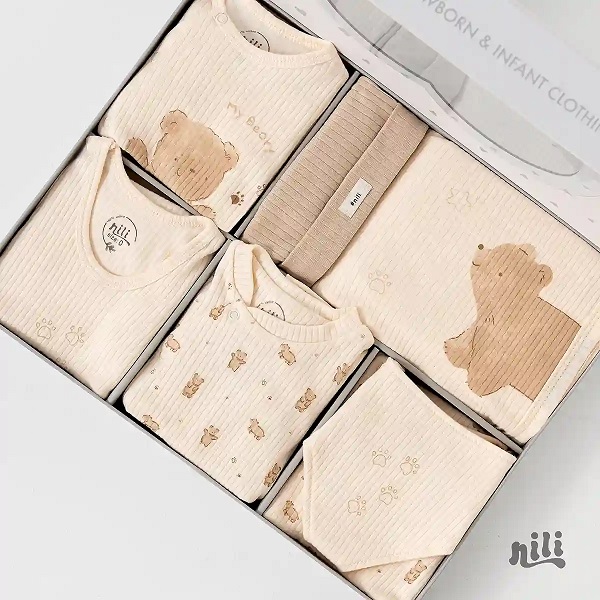 ست 13 تکه نیلی طرح خرس ها