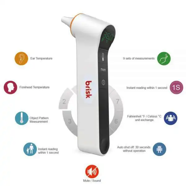 تب سنج لیزری بریسک مدل PG-IRT1603 - Image 3