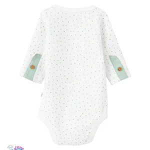 بادی آستین بلند نیلی مدل یونیکورن