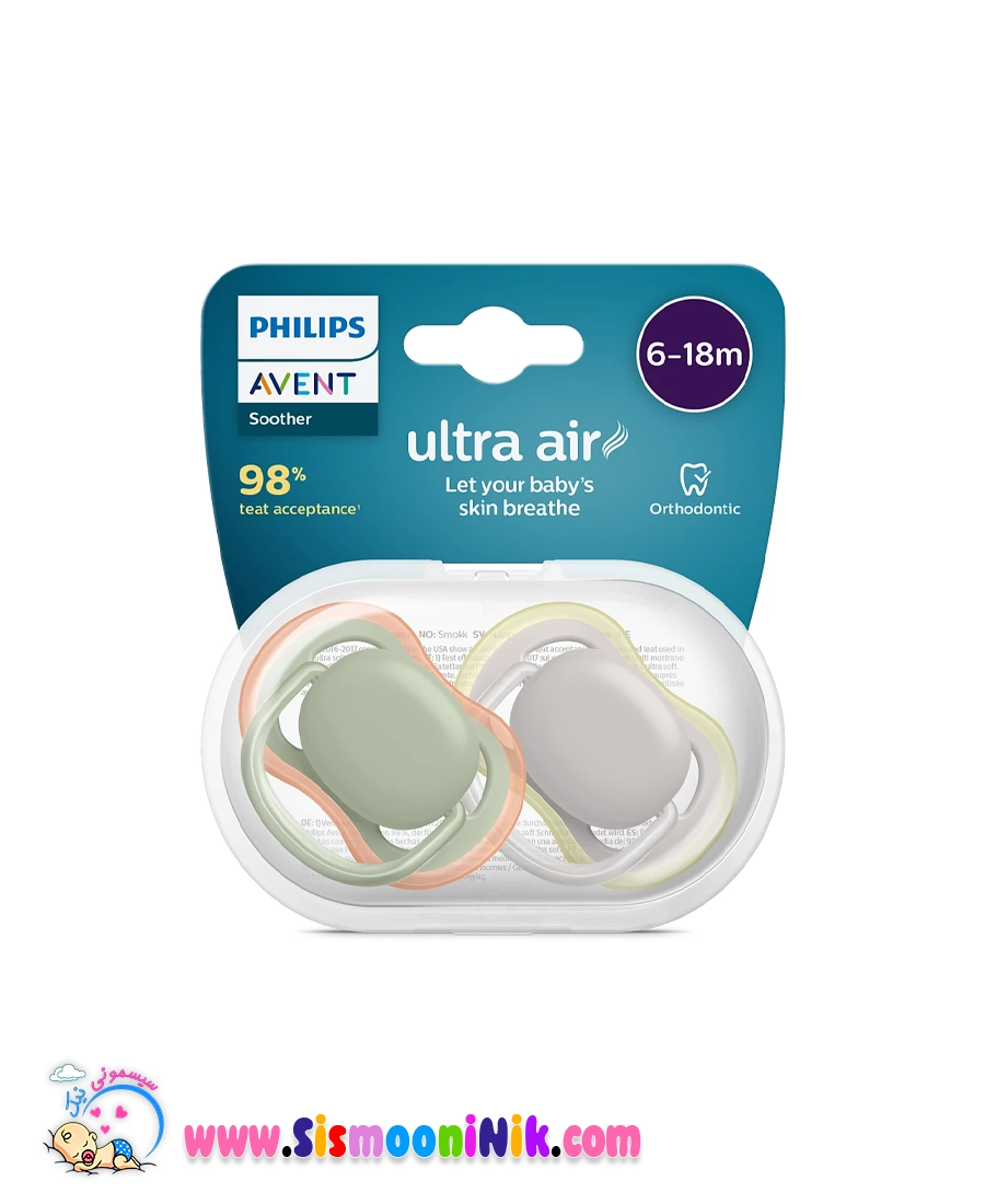 پستانک ارتودنسی الترا ایر ۶ تا ۱۸ ماه اونت