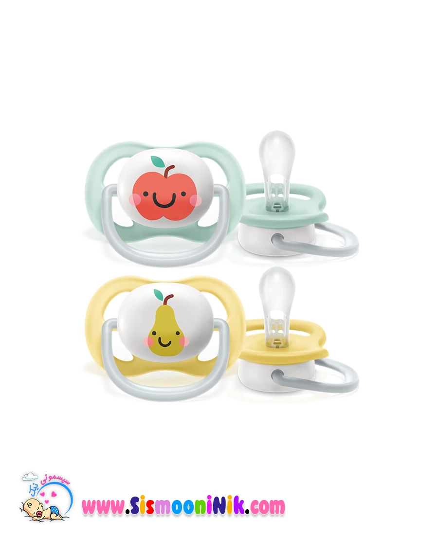 پستانک الترا ایر اونت 0-6 ماه سیب و گلابی