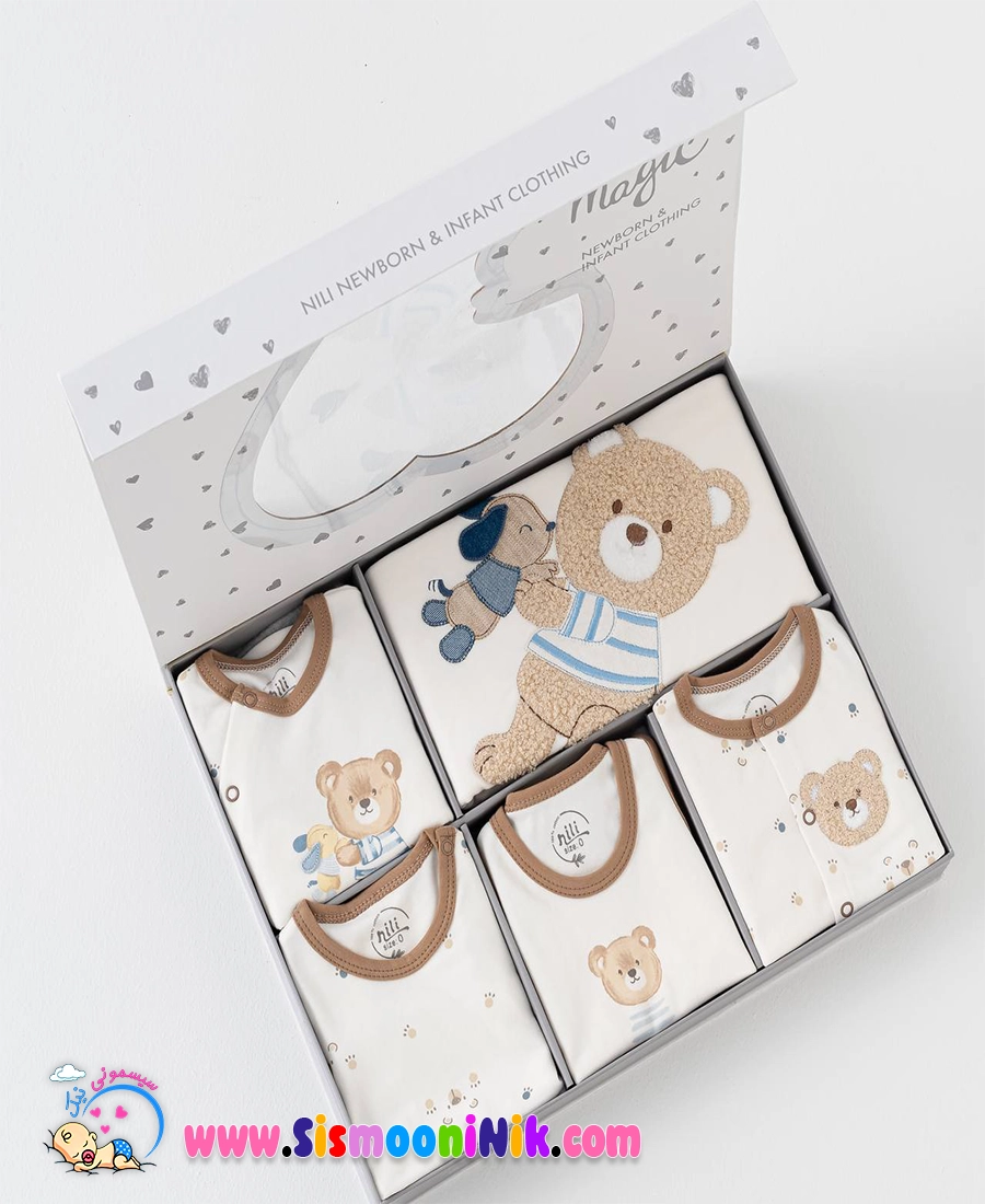 13 تکه نیلی مدل خرس من - Image 2