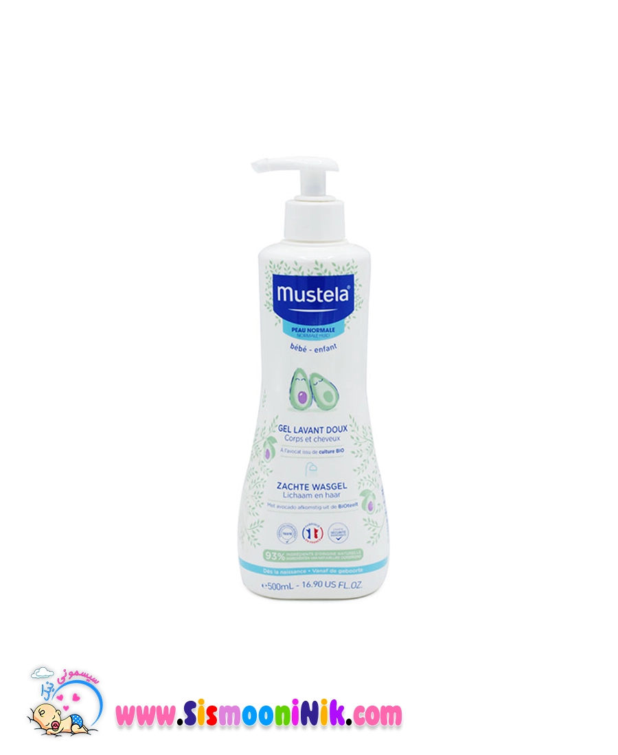 ژل سر و بدن 500 میل موستلا