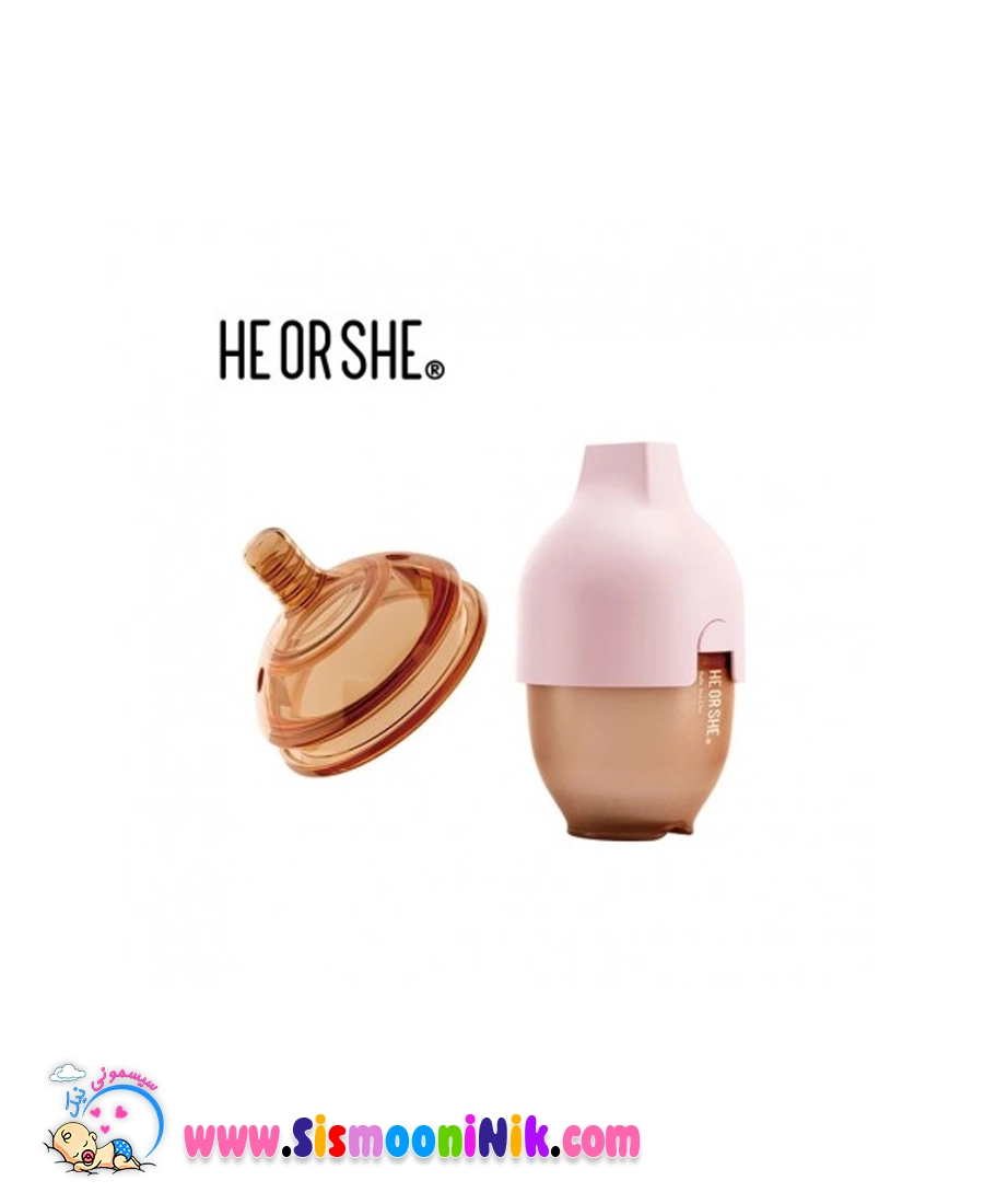 شیشه شیر سیلیکونی 160 میل heorshe - Image 5