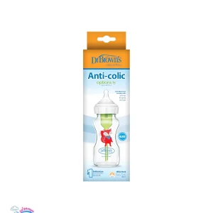 شیشه شیر پیرکس طرح دار 270 میل Dr Brown’s